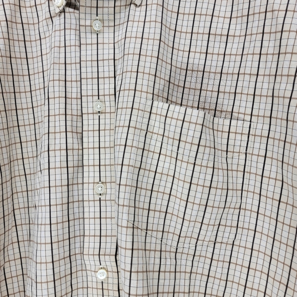 📦2/$18📦Tommy Hilfiger 80s Two Ply Cotton Button Up Long Sleeve - Picture 3 of 6